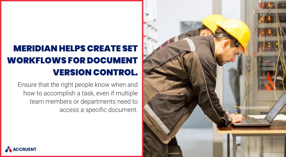 Meridian document version control